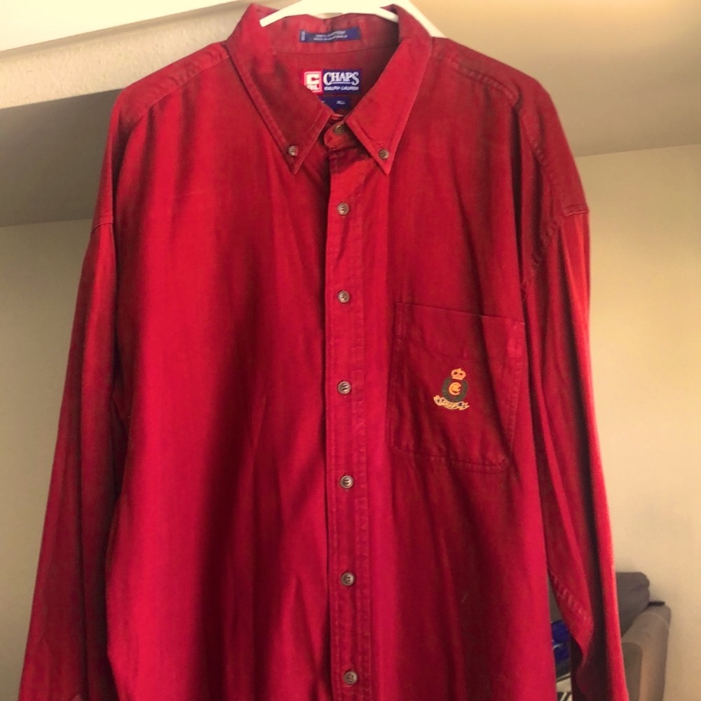 Vintage Chaps Ralph Lauren Button Down Mens Size 2XL